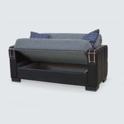 Sliding Wardrobes 4U Modern Comfortable Fabric Sofa Bed 2 or 3 Seater in Grey - thumbnail 4