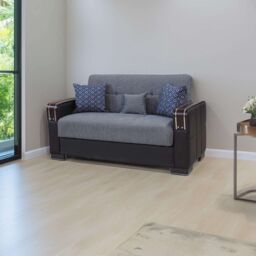 Sliding Wardrobes 4U Modern Comfortable Fabric Sofa Bed 2 or 3 Seater in Grey - thumbnail 2
