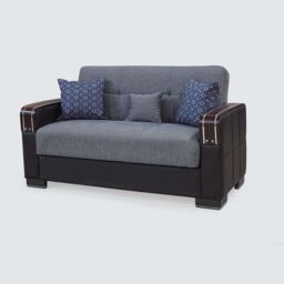 Sliding Wardrobes 4U Modern Comfortable Fabric Sofa Bed 2 or 3 Seater in Grey - thumbnail 3