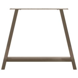 Berkfield Home Coffee Table Legs A-Shaped 2 pcs 100x(72-73) cm Steel in Black - thumbnail 5