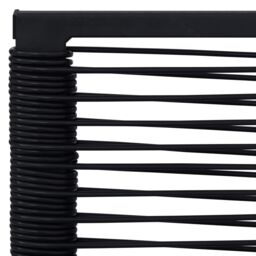 Berkfield Home Garden Chairs 4 pcs PVC Rattan Black - thumbnail 6