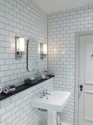 Netlighting Worcester 1 Light Bathroom Wall Light Polished Chrome IP44 G9 in Grey - thumbnail 2