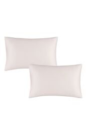 Catherine Lansfield 'Silky Soft Satin' Standard Pillowcase Pair in Pink - Size: Standard Pillow Case - thumbnail 2