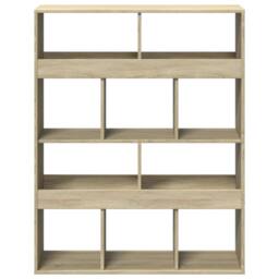 Berkfield Home Room Divider Sonoma Oak 100x33x125.5 cm Engineered Wood in Light Tan - thumbnail 4