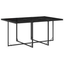 Berkfield Home Garden Dining Set - Black - thumbnail 4