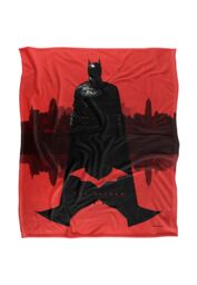 DC Comics The Batman (2022) The Batman Gotham Mirrored Blanket 152 x 127 cm in White - thumbnail 1