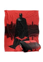 DC Comics The Batman (2022) The Batman Gotham Mirrored Blanket 152 x 127 cm in White - thumbnail 2
