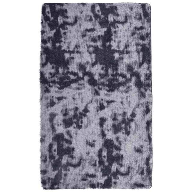 Berkfield Home Shaggy Rug High Pile NAVARRA Dark Grey 60x100 cm Polyester - Size: Medium - image 1
