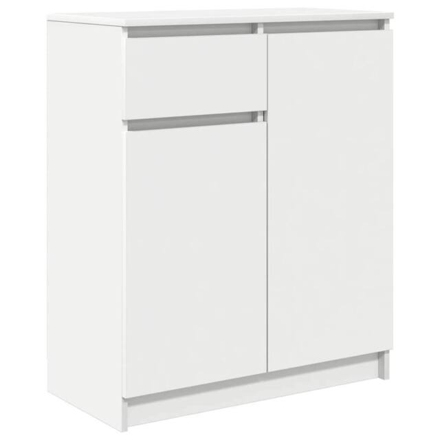 Berkfield Home Sideboard with Drawer White 71x35x84 cm Engineered Wood - Size: 71 x 35 x 84 cm - image 1