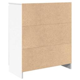 Berkfield Home Sideboard with Drawer White 71x35x84 cm Engineered Wood - Size: 71 x 35 x 84 cm - thumbnail 8