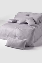 Homescapes Egyptian Cotton Ultrasoft Body Pillowcase 330 TC in Grey - thumbnail 5