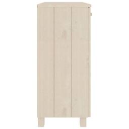 Berkfield Home Sideboard HAMAR Honey Brown 85x35x80 cm Solid Wood Pine - Size: 85 x 35 x 80 cm - thumbnail 5