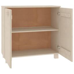 Berkfield Home Sideboard HAMAR Honey Brown 85x35x80 cm Solid Wood Pine - Size: 85 x 35 x 80 cm - thumbnail 4