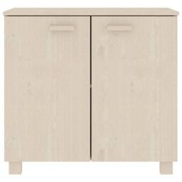Berkfield Home Sideboard HAMAR Honey Brown 85x35x80 cm Solid Wood Pine - Size: 85 x 35 x 80 cm - thumbnail 3