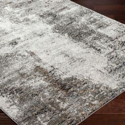 Livabliss San Francisco-Abstract Blue Grey Yellow Brown Modern Marble Living Rug in Charcoal - Size: 160 cm x 215 cm - thumbnail 6