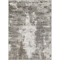 Livabliss San Francisco-Abstract Blue Grey Yellow Brown Modern Marble Living Rug in Charcoal - Size: 160 cm x 215 cm - thumbnail 2