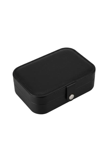 SHEONLY Women's Portable Multi-functional Jewellery Storage Box in Black - image 1