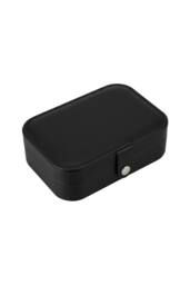 SHEONLY Women's Portable Multi-functional Jewellery Storage Box in Black