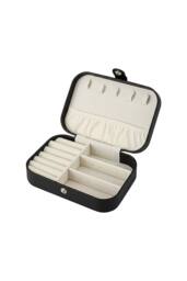 SHEONLY Women's Portable Multi-functional Jewellery Storage Box in Black - thumbnail 2