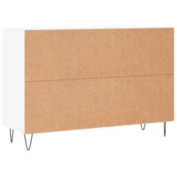 Berkfield Home Sideboard White 104x35x70 cm Engineered Wood - Size: 104 x 35 x 70 cm - thumbnail 8