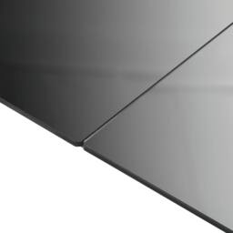 Berkfield Home Garden Table Black 150x90x74 cm Aluminium & Glass - Size: 150 x 90 x 74 cm - thumbnail 7