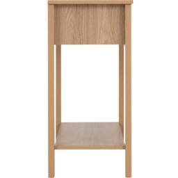 Seconique Tessa 2 Drawer Console Table in Natural - thumbnail 5