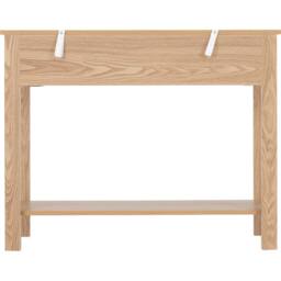 Seconique Tessa 2 Drawer Console Table in Natural - thumbnail 6