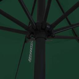 Berkfield Home Green Garden Parasol √∏395x245 cm Green - Size: 395x245 cm - thumbnail 1