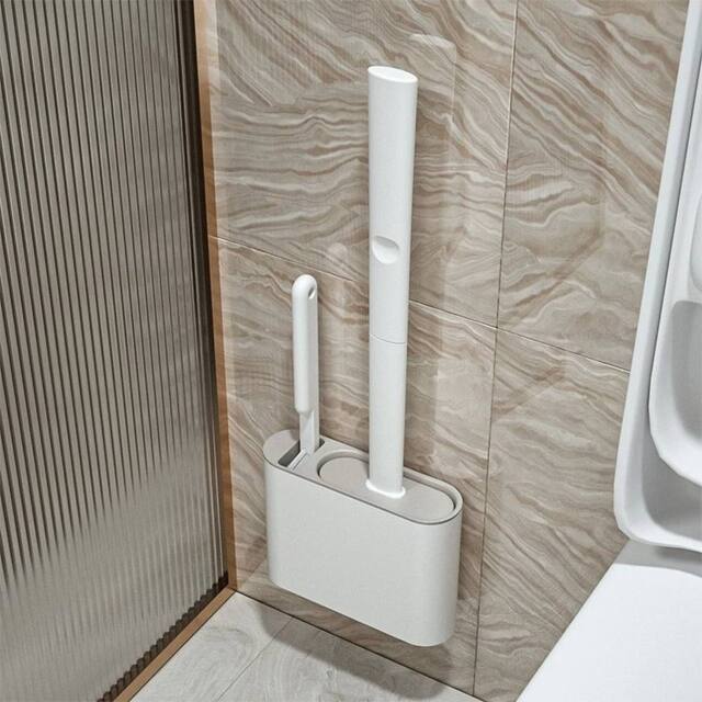 KORVIXA Light Grey Premium Quality Bathroom Toilet Cleaning - Size: 50 cm x 80 cm - image 1