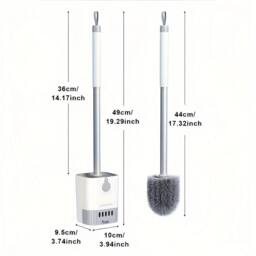 KORVIXA Light Grey Premium Quality Bathroom Toilet Cleaning - Size: 50 cm x 80 cm - thumbnail 2