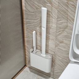 KORVIXA Light Grey Premium Quality Bathroom Toilet Cleaning - Size: 50 cm x 80 cm - thumbnail 1