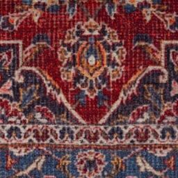 Kukoon Red Traditional Floral Hallway Runner Rug Non Slip & Washable - Size: 60 cm x 240 cm - thumbnail 6