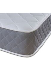 eXtreme Comfort Ltd Spring Coil Diamond Grey Essentials Mattress Foam Free Spring Coil in White - Size: Single - thumbnail 3