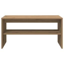 Berkfield Home TV Cabinet Artisan Oak 80x40x40 cm Engineered Wood in Brown - Size: 80 x 40 x 40 cm - thumbnail 5