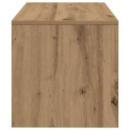 Berkfield Home TV Cabinet Artisan Oak 80x40x40 cm Engineered Wood in Brown - Size: 80 x 40 x 40 cm - thumbnail 6