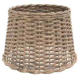 Berkfield Home Ceiling Lamp Shade Brown √ò40x26 cm Wicker - Size: 40x26 cm - thumbnail 1