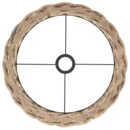 Berkfield Home Ceiling Lamp Shade Brown √ò40x26 cm Wicker - Size: 40x26 cm - thumbnail 5
