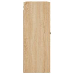 Berkfield Home Wall Mounted Cabinet Sonoma Oak 69.5x34x90 cm in Light Tan - thumbnail 8