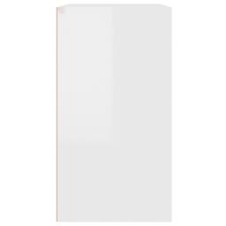 Berkfield Home Elegant Cosmetic Cabinet High Gloss White 80x40x75 cm Engineered Wood - Size: 80 x 40 x 75 cm - thumbnail 5