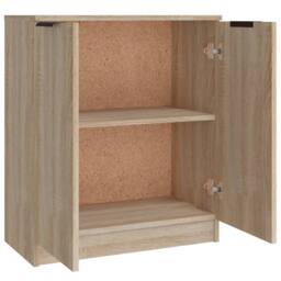 Berkfield Home Sideboards 3 pcs Sonoma Oak Engineered Wood in Light Brown - thumbnail 8