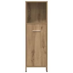 Berkfield Home Durable 4 Piece Bathroom Furniture Set Artisan Oak Engineered Wood in Brown - thumbnail 9