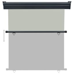 Berkfield Home Balcony Side Awning 170x250 cm Grey - thumbnail 5