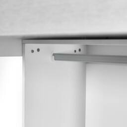 Cheshire Quince Highsleeper TV Bed - White & Silver - Single (90cm) - thumbnail 7