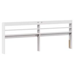 Berkfield Home Bed Frame without Mattress White 180x200 cm Super King Solid Wood Pine - thumbnail 6