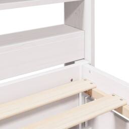 Berkfield Home Bed Frame without Mattress White 180x200 cm Super King Solid Wood Pine - thumbnail 9