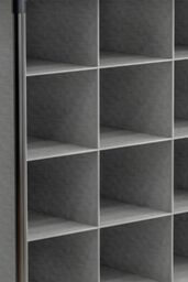 Living and Home 4-Tier Non-woven Grid Shoes Rack Cubes Storage Shelf 16 Pairs Shoes Organizer in Grey - thumbnail 6