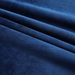 Berkfield Home Blackout Curtains 2 pcs with Hooks Velvet Dark Blue 140x175 cm - thumbnail 3
