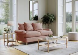 The Great Sofa Company Beatrice Sofa Bed Faro Coral in Pink - thumbnail 2