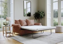 The Great Sofa Company Beatrice Sofa Bed Faro Coral in Pink - thumbnail 1