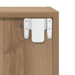 Berkfield Home 2 pcs Artisan oak 37 x 37 x 142.5 cm Engineered wood in Brown - thumbnail 7